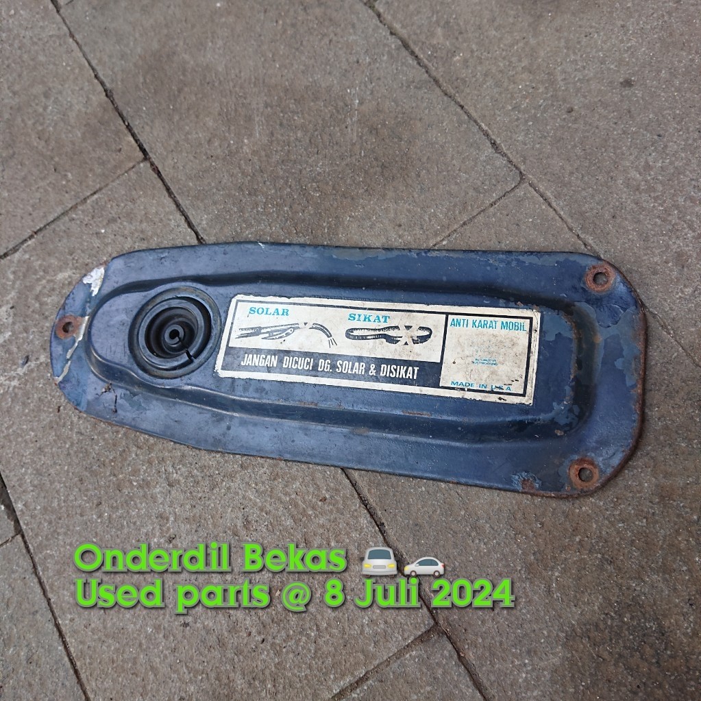 plat tutup dinamo wiper daihatsu charade G10 1980