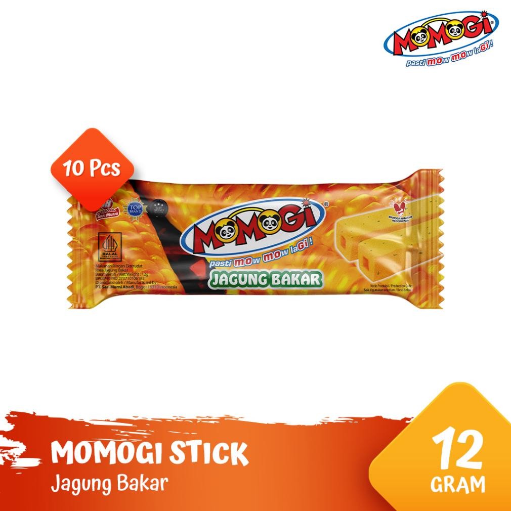 

Momogi Stick Snack Makanan Ringan 12gr - Jagung Bakar [1 Box @ 10 Pcs]