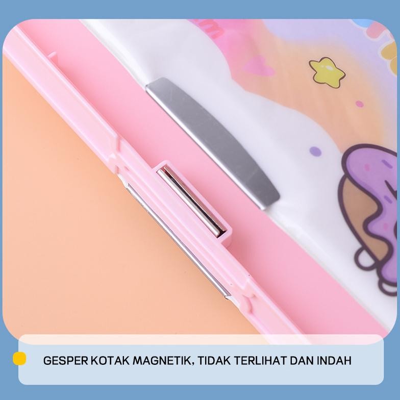 

JH85 Tempat Pensil Multifungsi Pola Kartun Kotak Pensil Serbaguna Tempat Dengan Rautan Koton Strawberry Pattern ST-024 Original