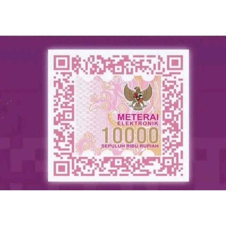 

Am67 E-METERAI / METERAI ELEKTRONIK RESMI PERURI & TTD (eMeterai digital 10.000) Original