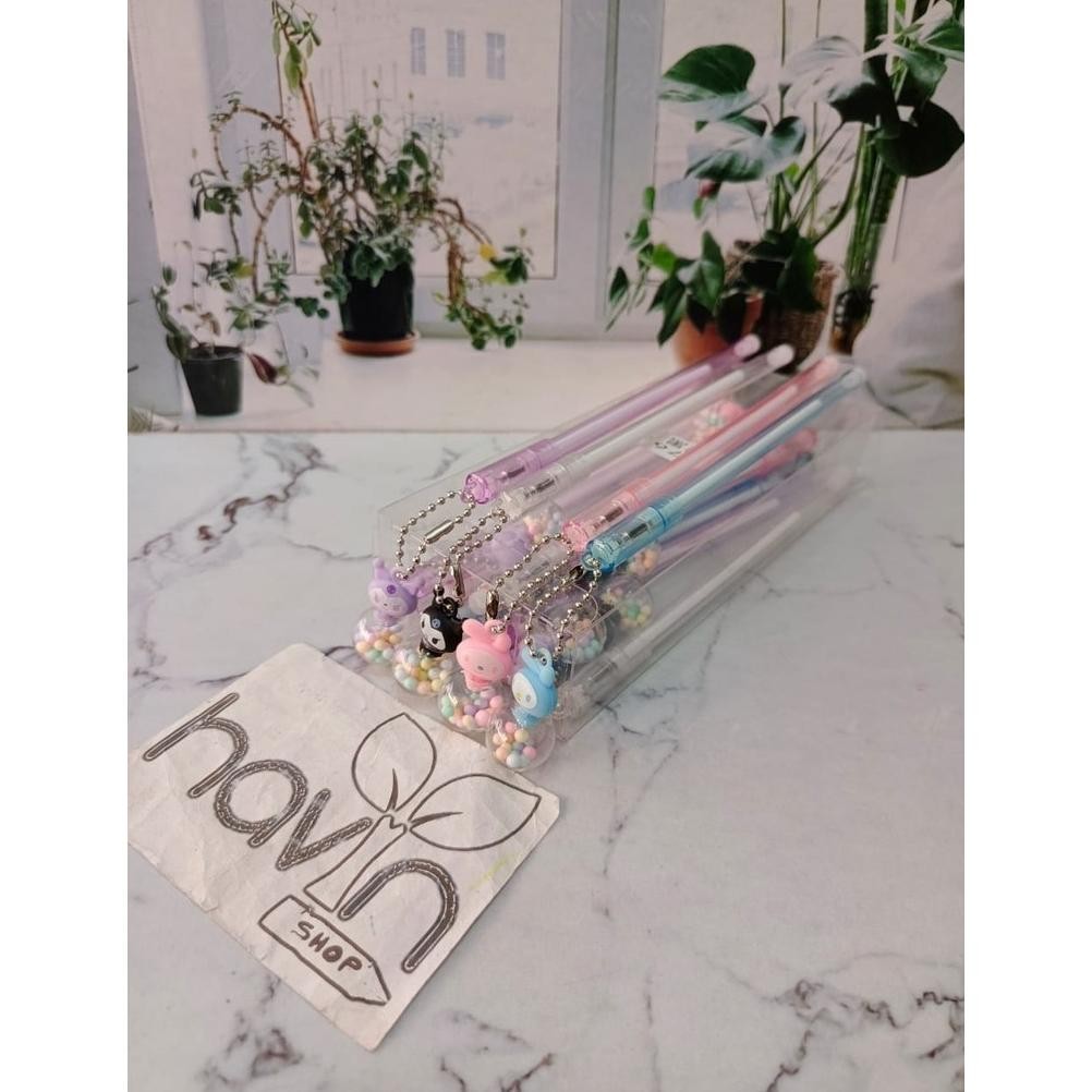 

Terlaris! (12pc) PEN GEL gantung BOLA SANRIO KUROMI MELODY Sale