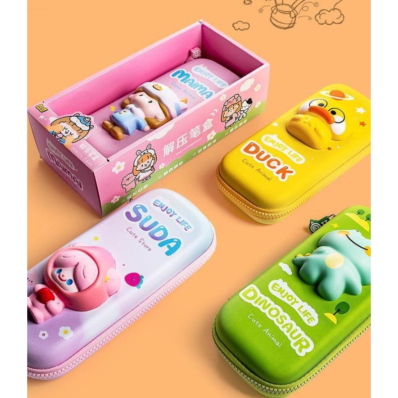 

Tempat Kotak Pensil Karakter Squishy 3D Tempat pensil karakter CS014 BS