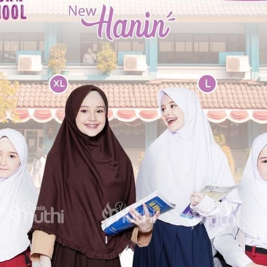 Grosir Jilbab Anak SMP SMA Remaja Jumbo Hijab Hanin XL Kerudung Kaos