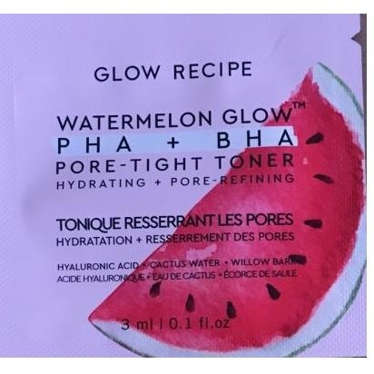 Glow Recipe Sample Watermelon Glow Toner Pineapple Serum Avocado Mask