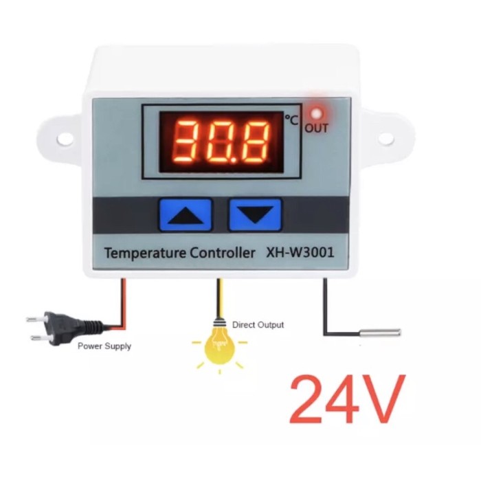 XH-W3001 XH-3001 AC 24V 240W Digital Temperature Controller Thermostat