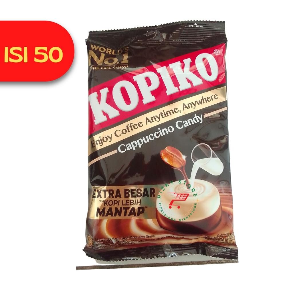 

Permen Kopiko Cappucino 1 Bungkus 175 Gram isi 50 Pcs