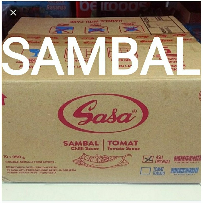 

Saos Sambal Sasa Per Dus Isi 10Pcs x 950Gr