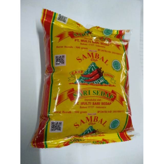 

Saos cabe gunung 500gr x 24pcs