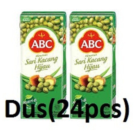 

abc sari kacang hijau 250ml (perdus 24pcs)