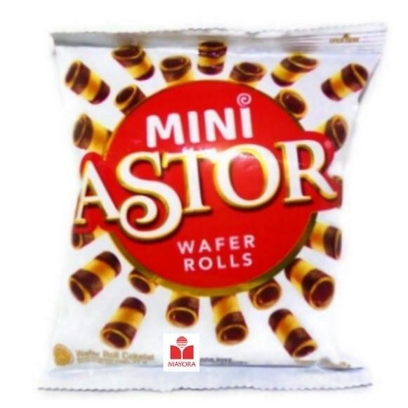 

WAFER ROLLS ASTOR MINI PER PACK 20 GRAM CHOCOLATE COKELAT SNACK COKLAT MAKANAN RINGAN CEMILAN ANAK GROSIR MURAH BISKUIT KUE GR KILOAN WDMART