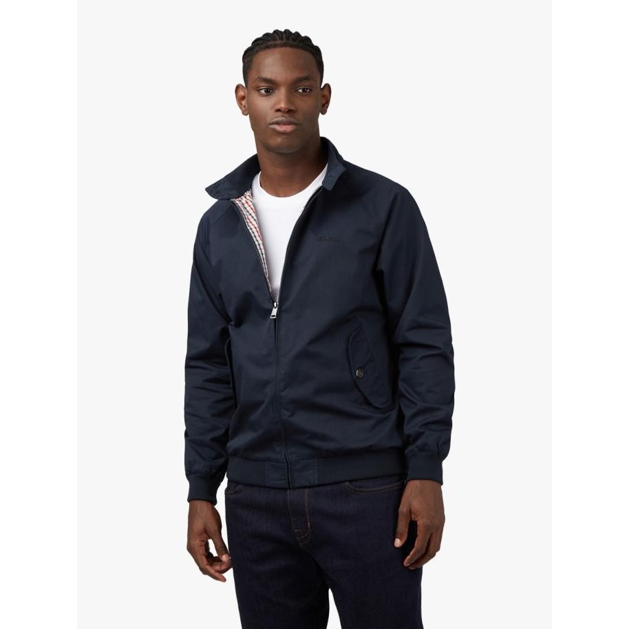 Jaket Pria Keren Distro Ben Sherman Harrington Da Navy