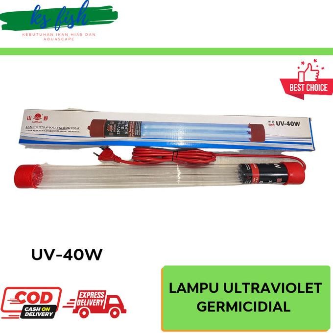 Lampu UV Celup Aquarium Kolam Yamano UV 20/30/40 Watt UV -LED UV TERBA