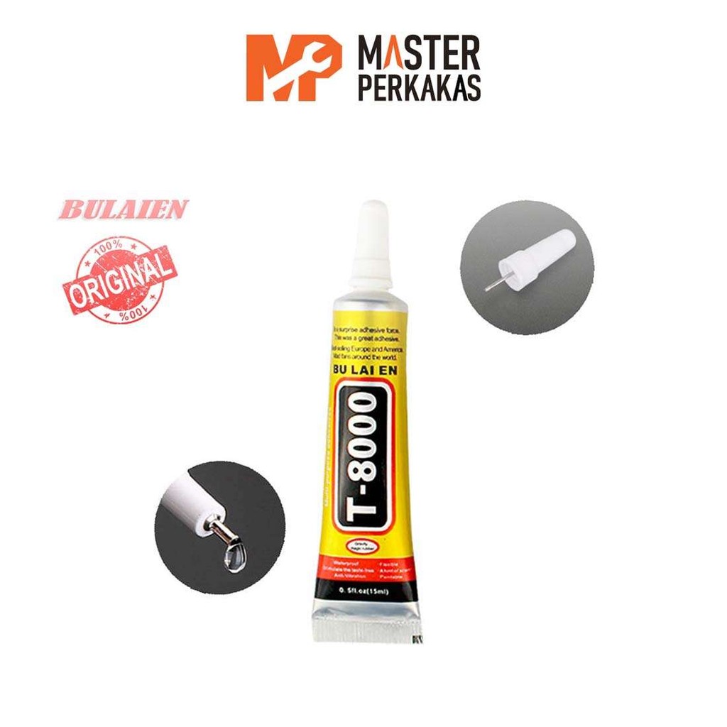 

Lem LCD Touchscreen BULAIEN T8000 ORIGINAL MP/ Bening / Multipurpose Adhesive / Serbaguna