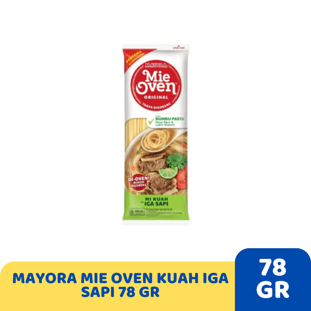 

MAYORA MIE OVEN KUAH IGA SAPI 78 GR