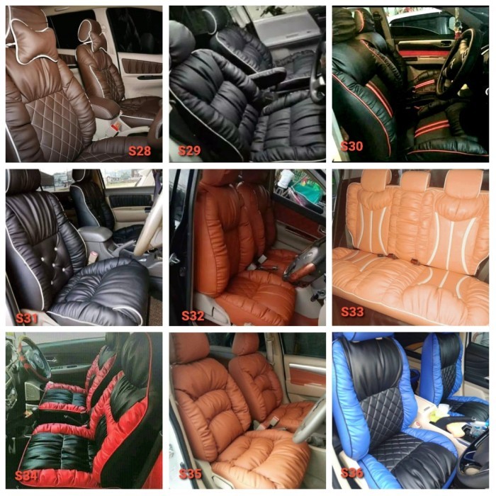 Mbtech - Sarung Jok Mobil - SOFA - 3 Baris - Inova Rush Xpander Ertiga