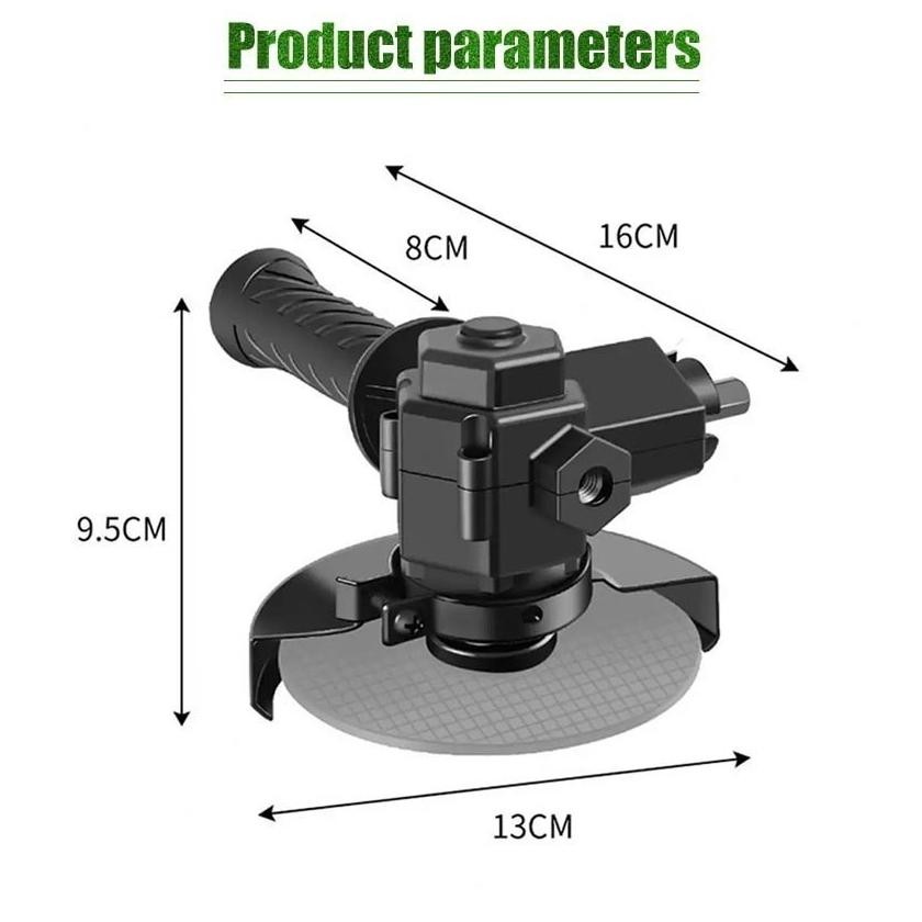 Gergaji, Mesin Pemotong, & Gerinda Portabel Konverter Gerinda Sudut Bor Listrik Multifungsi Ke Gerga