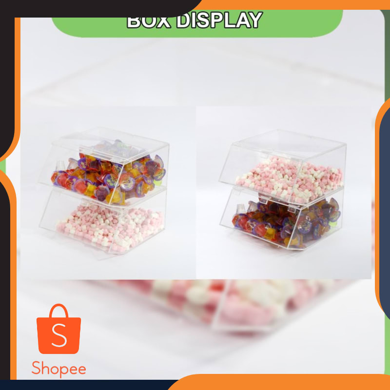 

Terlaris Kotak Tempat Topping Candy Box Akrilik Medium Elegan