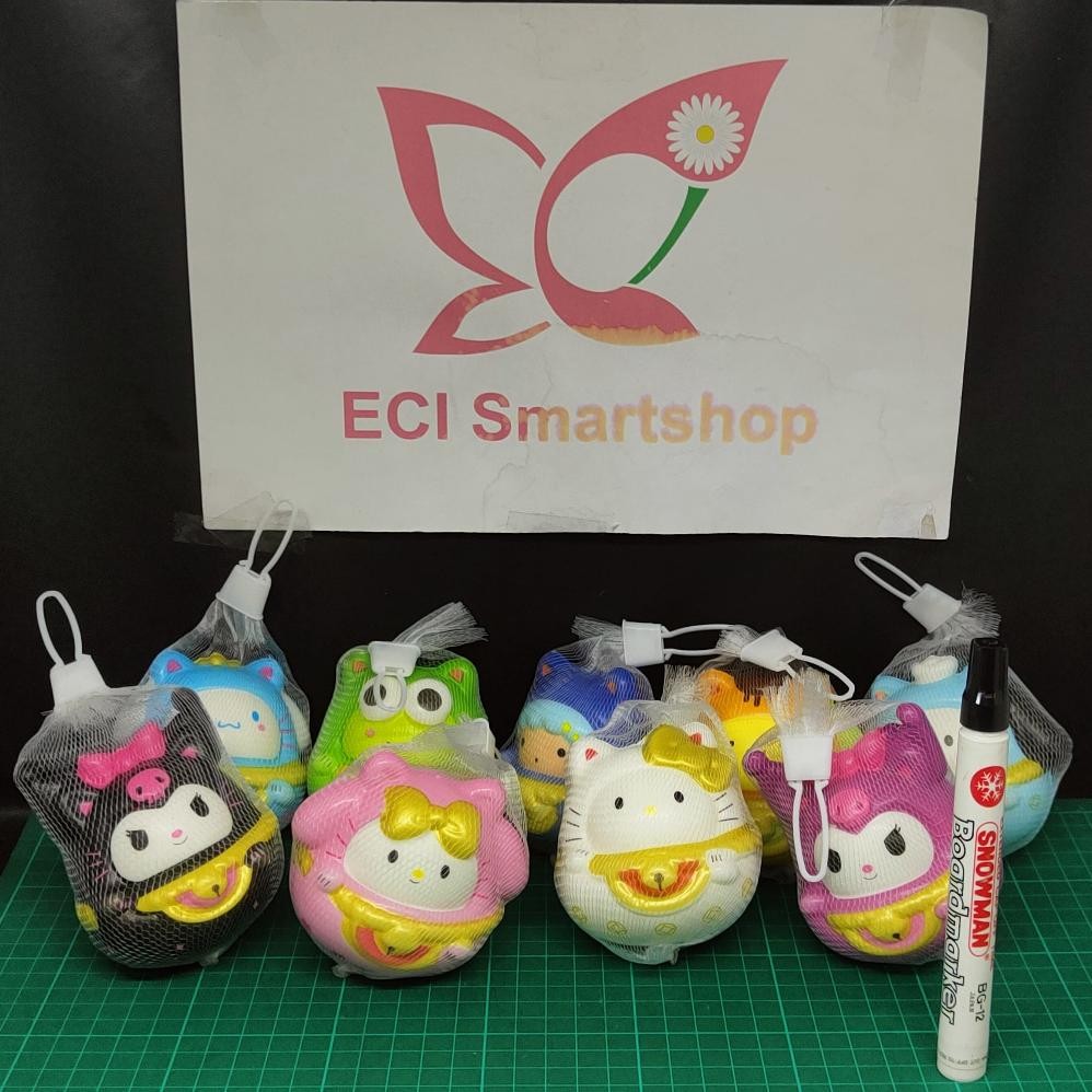 Squishy Kuromi//Squishy Sanrio//Squishy Hello Kitty//Squishy Spongebob//Mainan Squishy//Squishy Kara