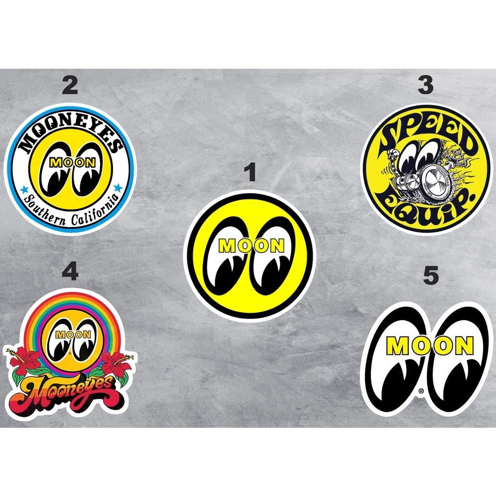 

STICKER PACK MOONEYES STIKER LOGO BRAND STIKER MOTOR STICKER VESPA STICKER CASE