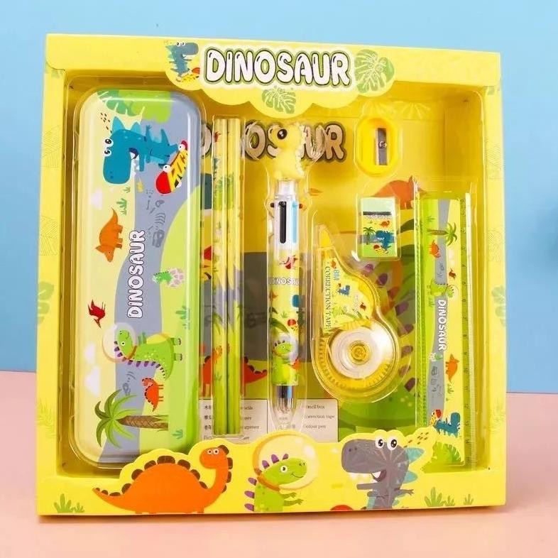 

ryu-56 8021 Set alat tulis souvenir ultah isi 8 pcs ada type-x & pen cetek Original