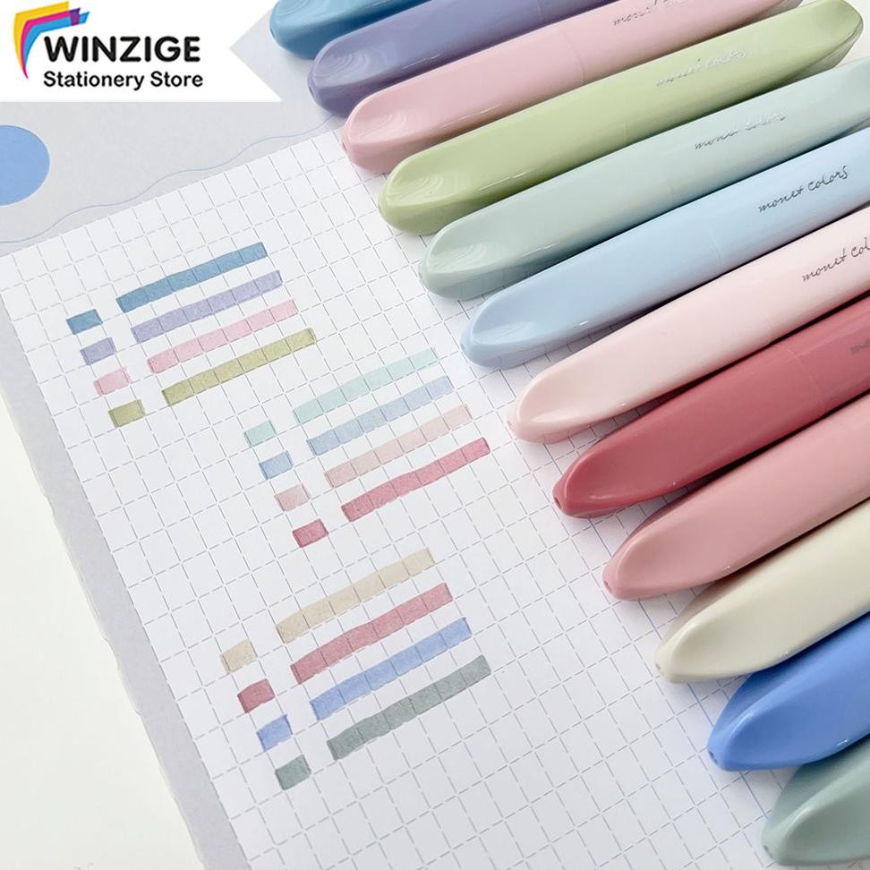 

SD83 Winzige 4pcs Stabilo Warna Pastel Highlighter Pen Set Lucu Journal Marker Pen Alat Tulis Berkualitas
