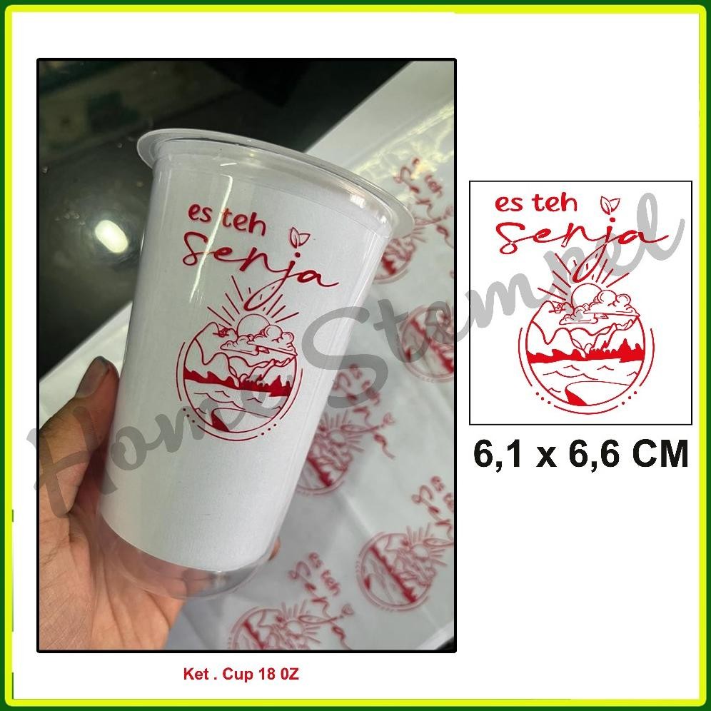 

iQ45 stempel Gelas Cup / Plastik / Custom-Free Tinta Terlaris