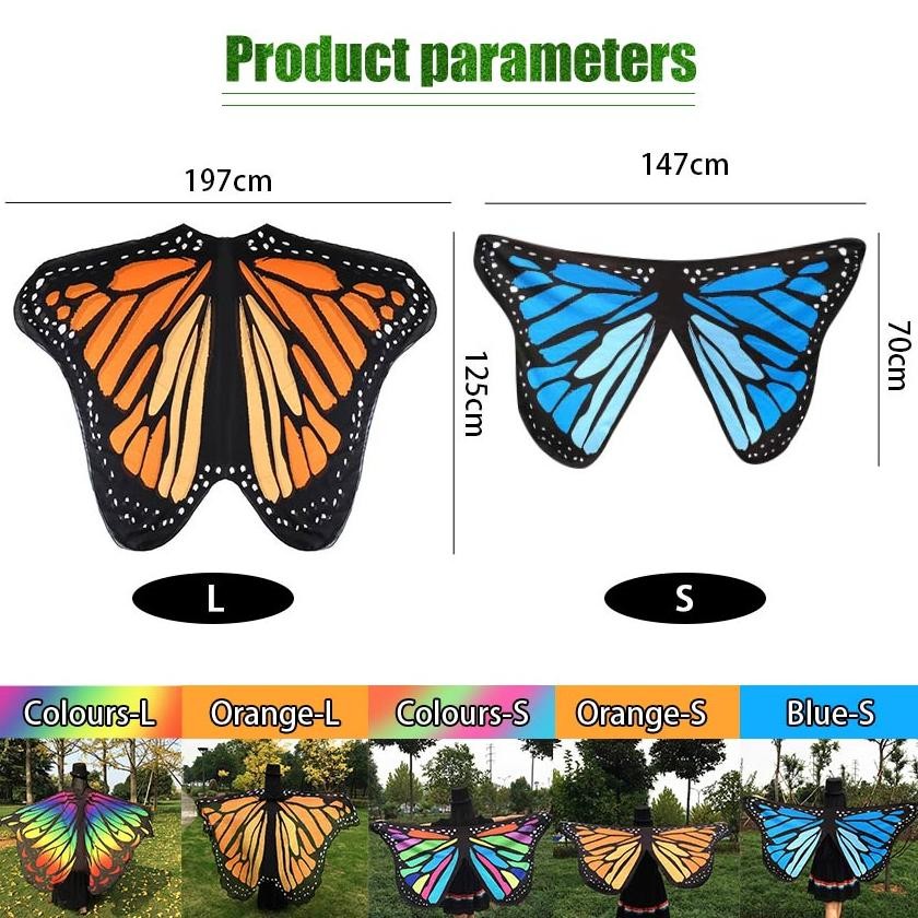 Kostum Udlia Sayap Kupu-Kupu Dewasa Kostum Sayap Dewasa