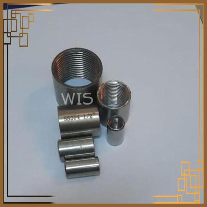 [WDS] PIPA SOCKET STAINLESS 2" INCH / SAMBUNGAN PIPA 2" INCH SS304