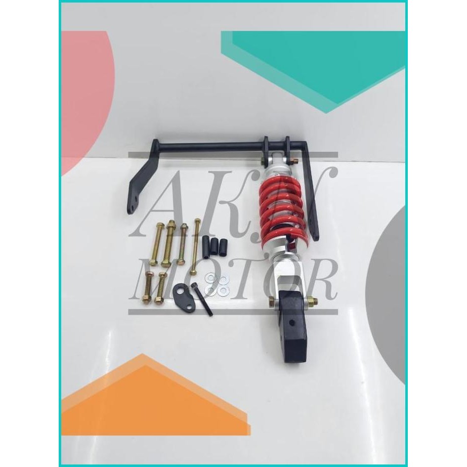MONOSHOCK PLUS BREKET YAMAHA AEROX NEW 2021 SHOCK BELAKANG AEROX CONN