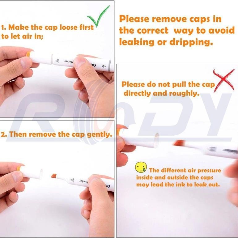 

gd-8 Ready+Bisa dikirim hari iniTouch 60/80 Color Sketch Pen Universal Double-ended Marker Set Animated Marker Sketch Pen Viral