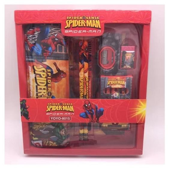 

ukd-23 STUDY SET STATIONERY PENSIL SET PAKET ALAT TULIS SEKOLAH KRKTER SPIDERMAN/ FROZEN/UNICORN 8015 Murah