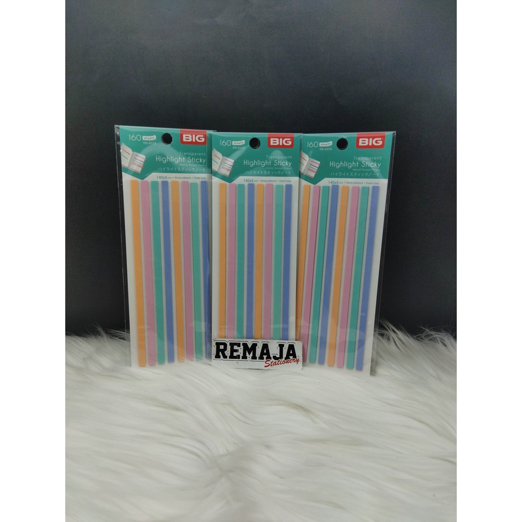 

Stick Note / Post It Lidi BIG Transparan Pastel SN-6028