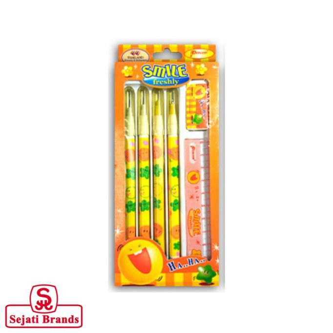 

ghs-55 MINI STATIONERY SET ALAT TULIS SEKOLAH 4 in 1/Bensia Gift ST GF0402-3 Premium