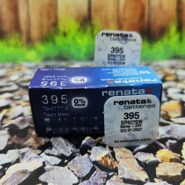 Baterai Jam Tangan Pria Casio Aq-164W Renata 395 Sr927Sw