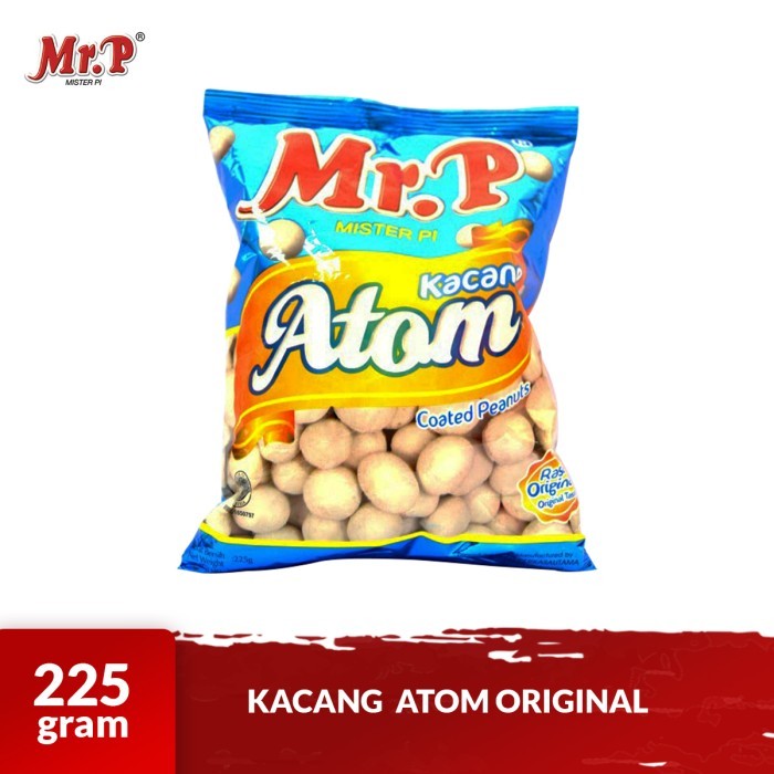 

Mr.P - Kacang Atom Original 225gr - Atom Coated Peanuts Original