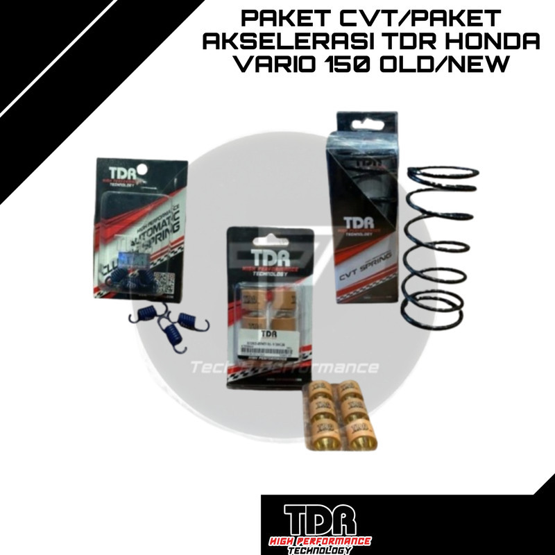Paket CVT/Paket Akselerasi TDR Honda Vario 150 Old/ New
