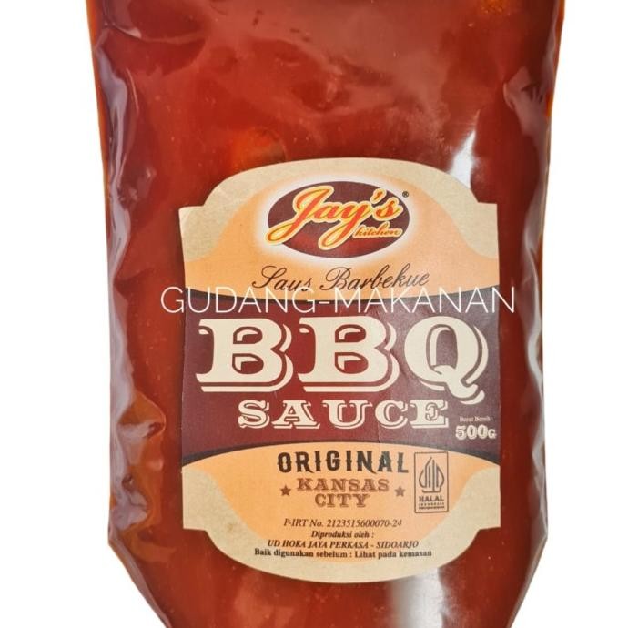 

Jay's Kitchen Barbeque Sauce Original / Saus Panggang BBQ 500gr PM