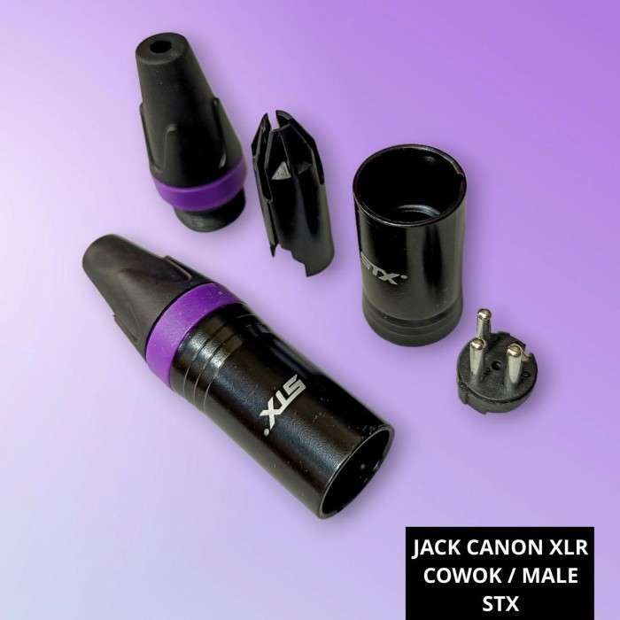 @#@#@#] Jack Canon Cowok STX XLR Male Colokan Jak Jek STX