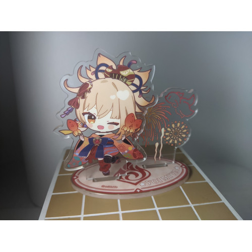 ORIGINAL OFFICIAL Naganohara Yoimiya Sweets Paradise Limited Acrylic Yae Miko Stand Genshin Impact C
