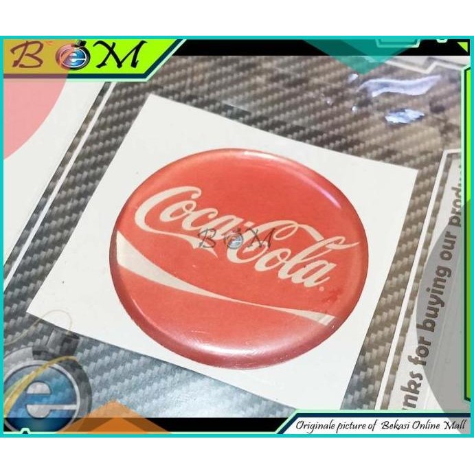 

Sticker stiker Logo timbul Coca Cola CocaCola 1 140BZ4 sparepart