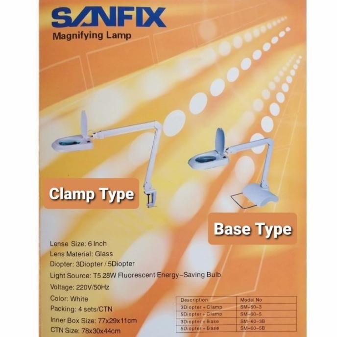 

Terbaru SANFIX SM-60-3 LAMPU KACA PEMBESAR/MAGNIFYING LAMP/SM60-3 bex90 Diminati Banget