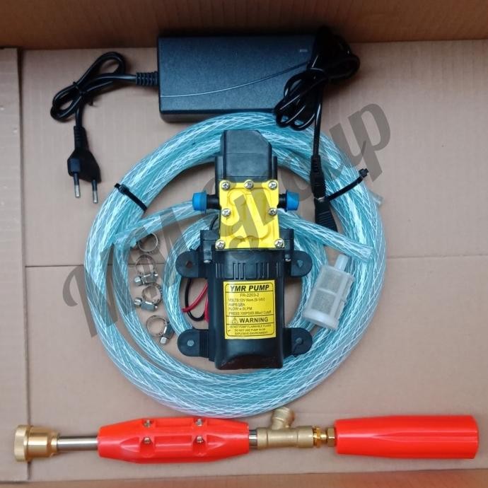 Alat Cuci Motor Mobil Steam Mini Pompa DC 12 Volt Paket lengkap