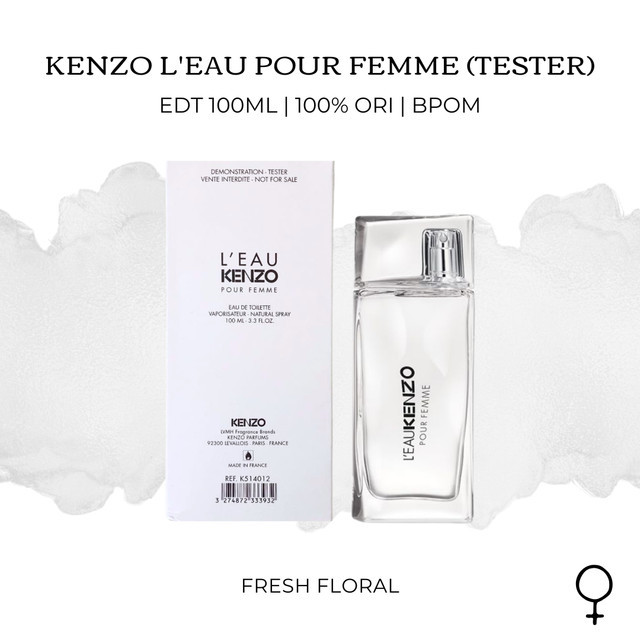 Parfum Kenzo L'eau Pour Femme for Female Wanita - 100% Asli Original - Tester