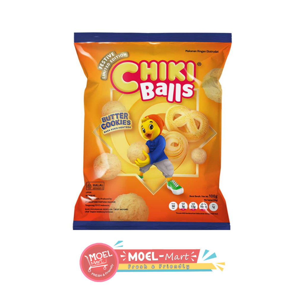 

CHIKI BALLS BUTTER COOKIES 100GR