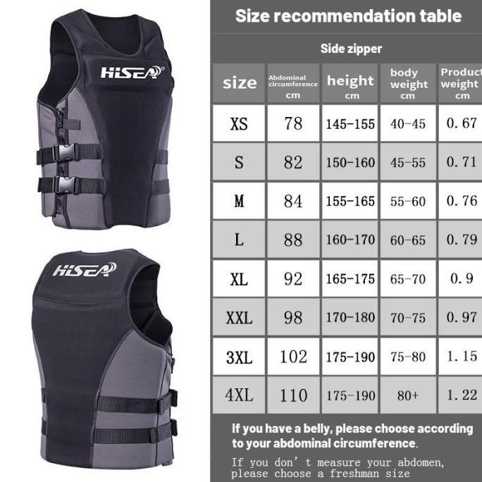 Best Produk Promo Vest Life Jacket Hisea Pelampung Dewasa