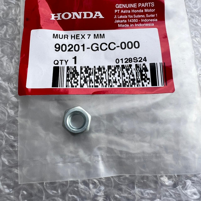 Nut Hex 7Mm Beat Genio Spacy Scoopy AHM 90201-GCC-000