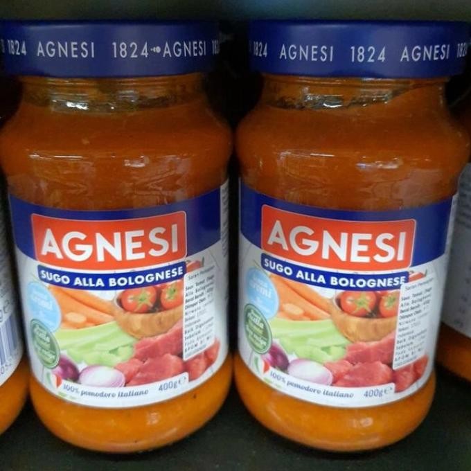 

Agnesi Sugo Alla Bolognese Sauce / Saus Pasta 400gr JM23