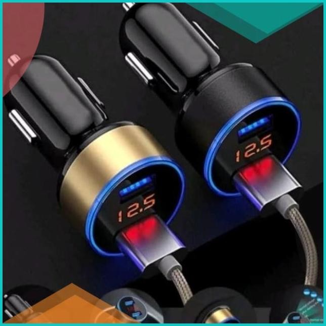 voltmeter + charger dual USB motor NMAX 2020 AEROX LEXI SCOOPY GENIO