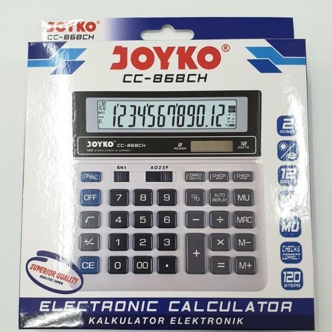 

AS25 CC-868 Calculator Joyko 12 Digits Termurah
