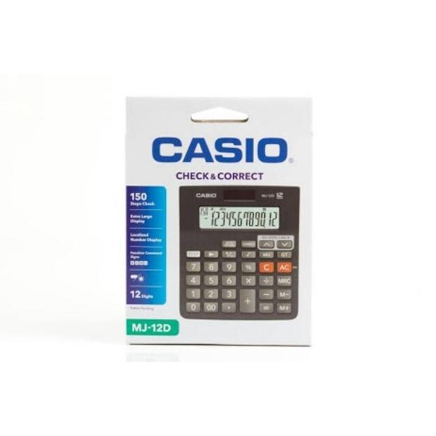 

LI34 KALKULATOR CEK ULANG CASIO MJ-12D PLUS - CHECK CORRECT CALCULATOR Berkualitas